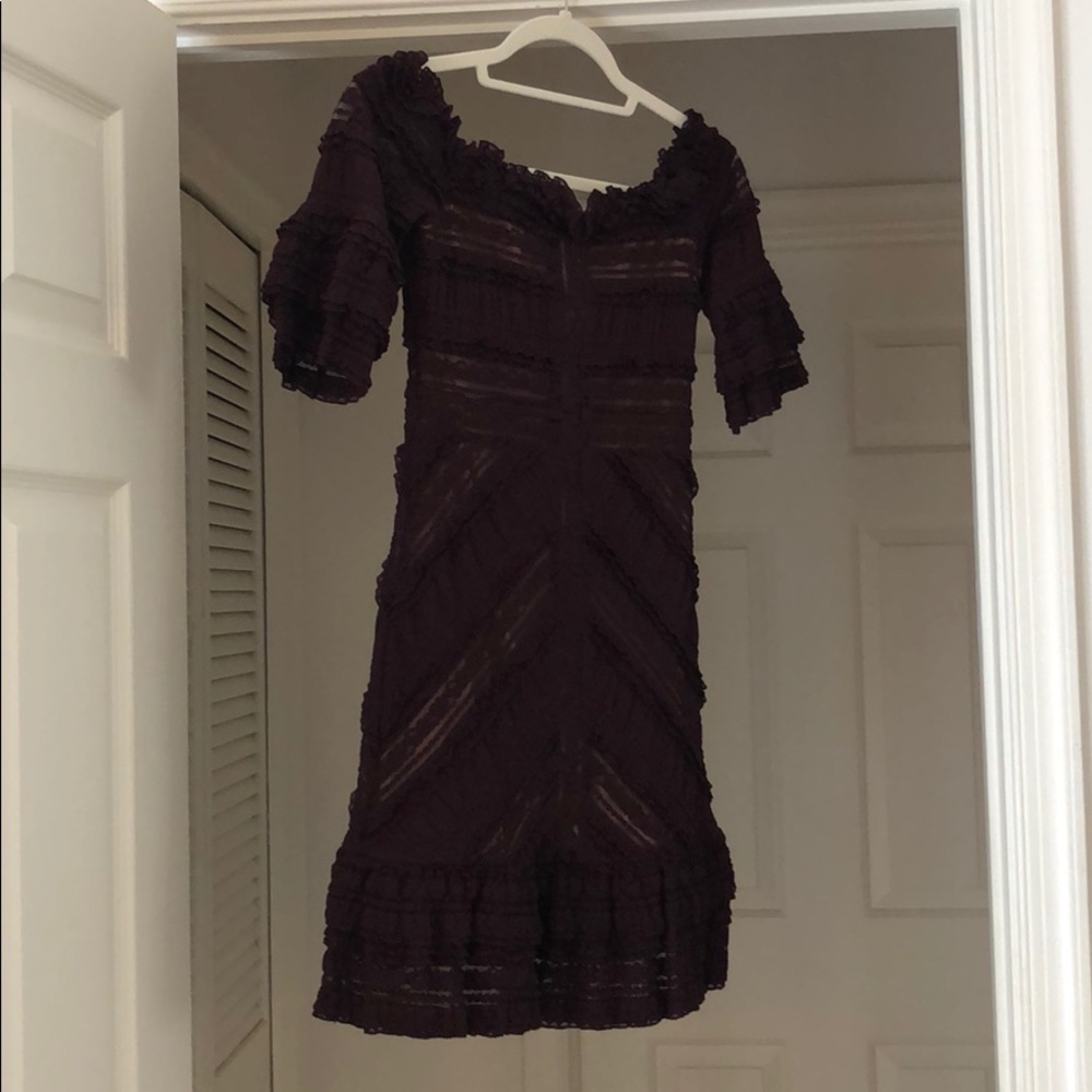 Burgundy Cinq à Sept Dress